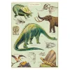 Affiche vintage dinosaures