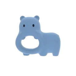 Anneau de dentition Hippopotame bleu