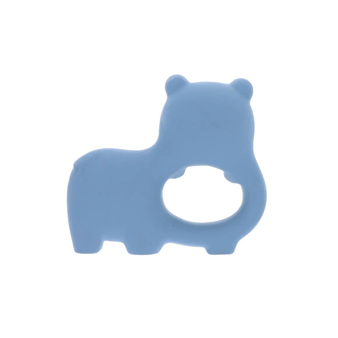 Anneau de dentition Hippopotame bleu