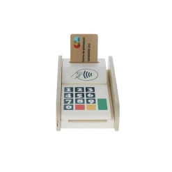 Appareil à carte bancaire en bois