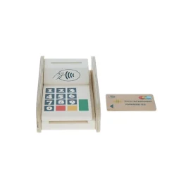 Appareil à carte bancaire en bois