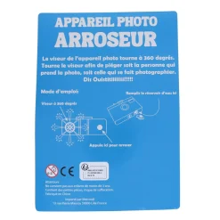 Appareil photo arroseur