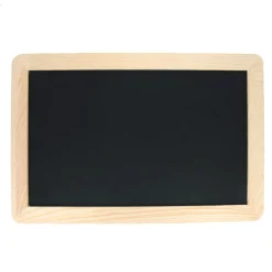 Ardoise noire en bois