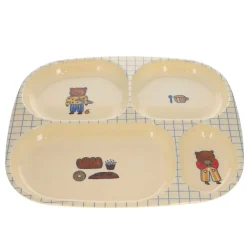 Assiette à compartiments Ours - Petit déj