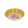 Assiette creuse en mélamine à fleurs jaunes Datcha