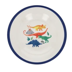Assiette creuse motifs dinosaures