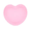 Assiette cœur silicone rose