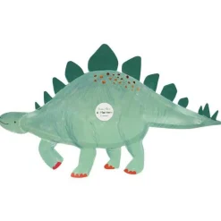 Assiettes en carton dinosaure bleu