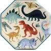 Assiettes en cartons dinosaure