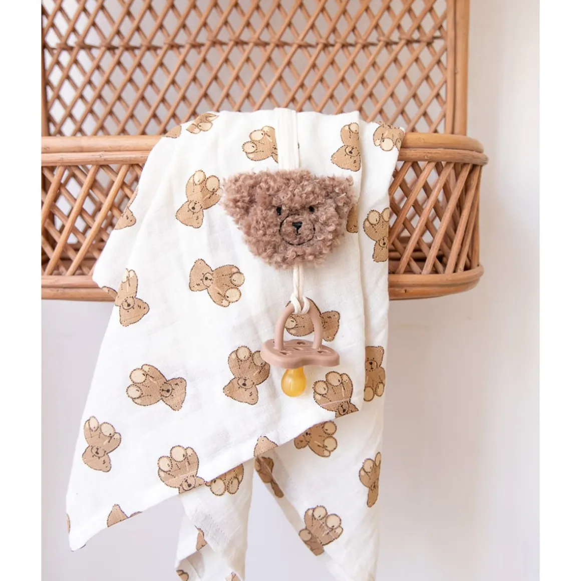 Attache tétine ours - Teddy Bear