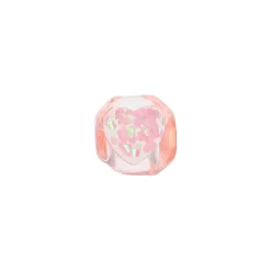 Bague cœur confettis rose pâle