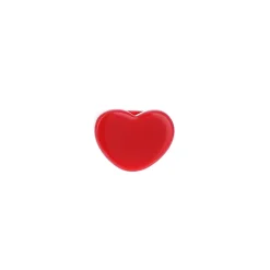 Bague cœur rouge