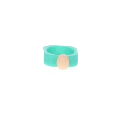 Bague pastel bleu et rose
