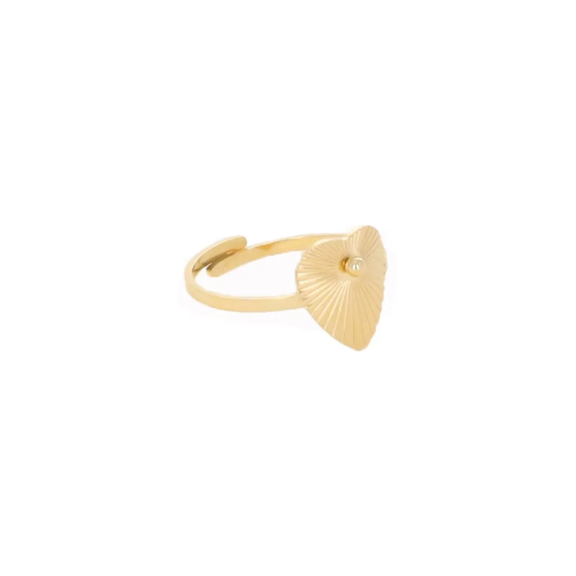 Bague Roi de cœur doré