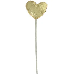 Baguette magique coeur sequins bicolore