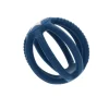 Balle en silicone bleu avec étoile