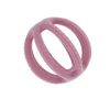 Balle en silicone rose avec étoile