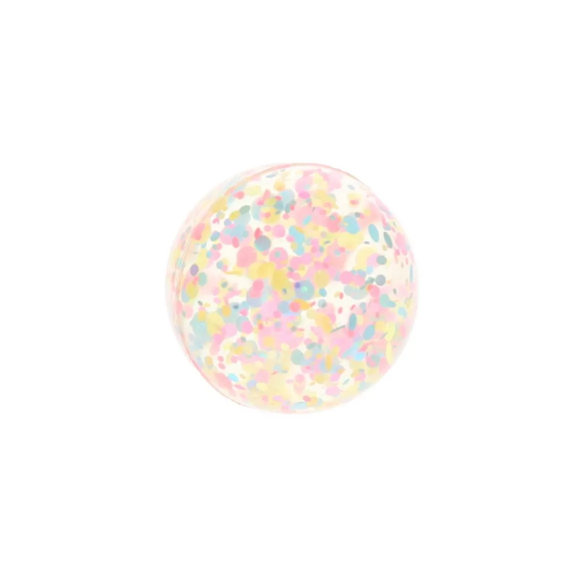 Balle rebondissante confettis