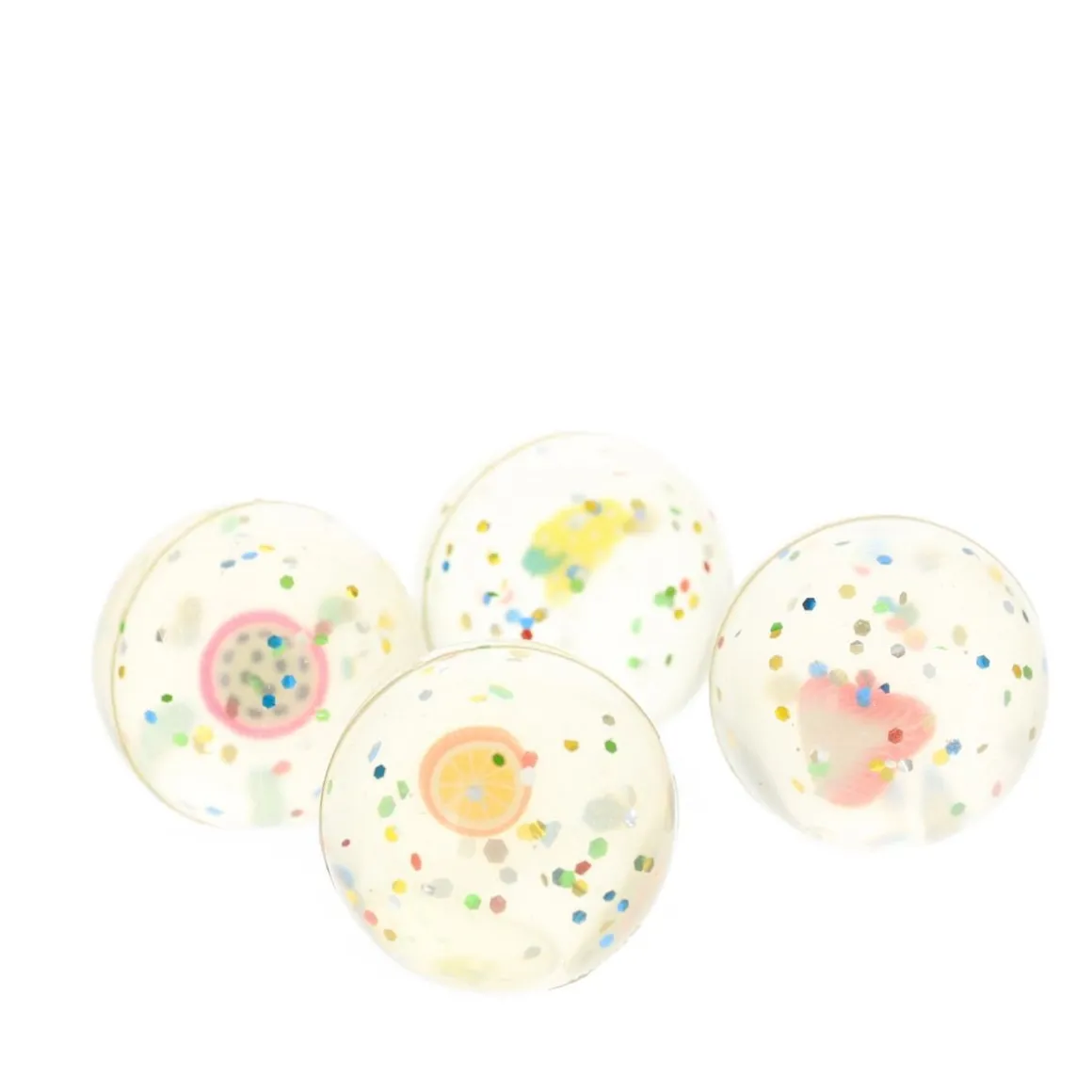 Balle rebondissante fruits