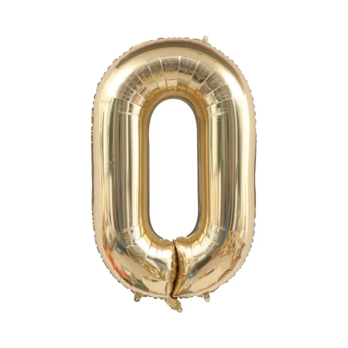 Ballon chiffre doré de 0 à 9
