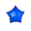 Ballon étoile bleu métallisé