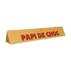 Barre chocolatée Toblerone "Papi de choc"