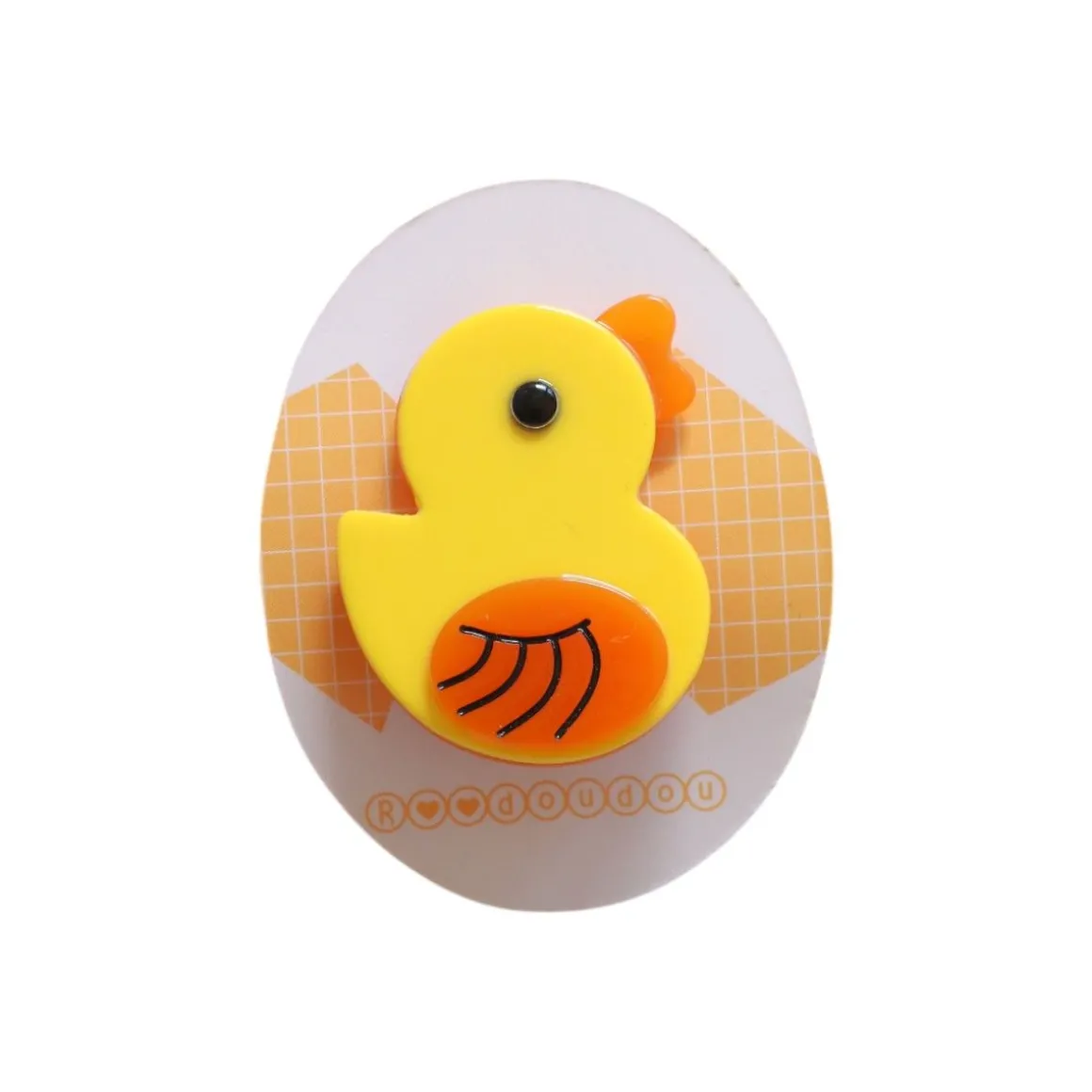 Barrette cheveux enfant poussin