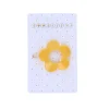 Barrette fleur jaune