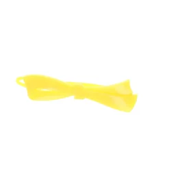 Barrette noeud jaune