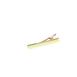 Barrette rétro jaune