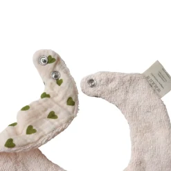 Bavoir bandana éponge cœurs - Bébé Highland