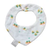 Bavoir bandana éponge oiseaux - Les Inséparables