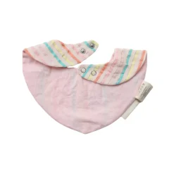Bavoir bandana rayé multicolore - Miaou