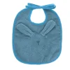 Bavoir en éponge Lapin bleu