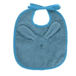 Bavoir en éponge Lapin bleu