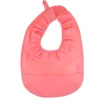 Bavoir froufrou rose