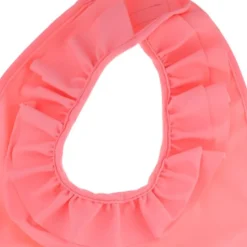 Bavoir froufrou rose