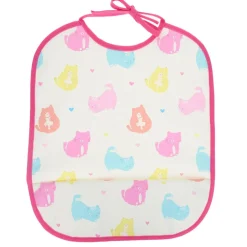 Bavoir imperméable chats pastel - Miaou