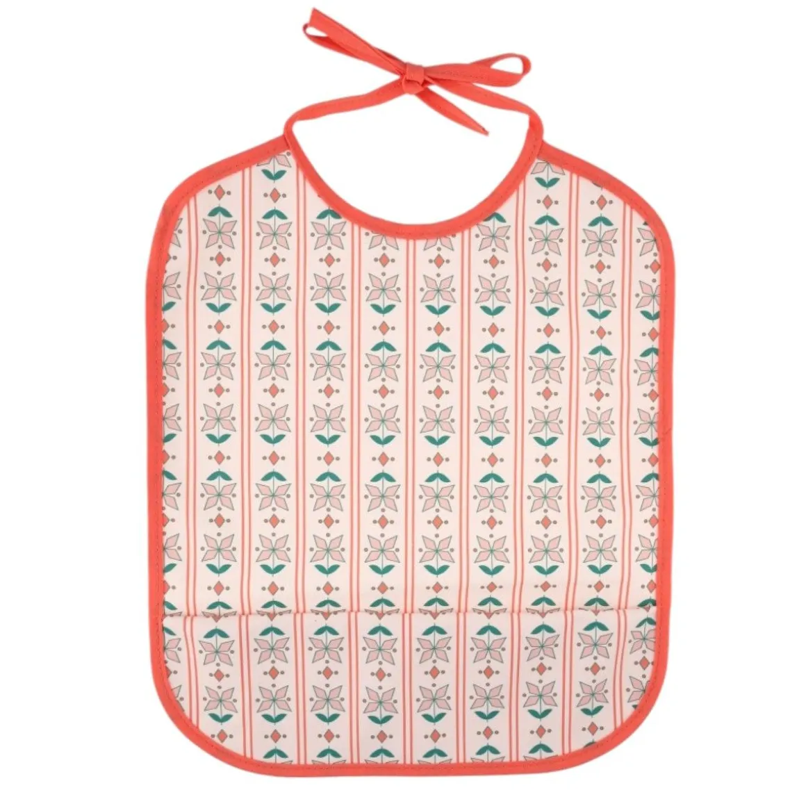 Bavoir imperméable fleuri - Folk d'été