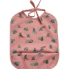 Bavoir imperméable rose savane