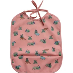 Bavoir imperméable rose savane