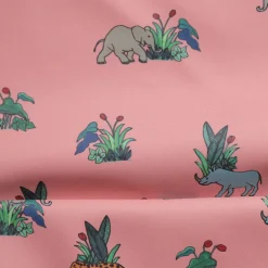 Bavoir imperméable rose savane