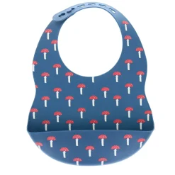 Bavoir silicone Champignons