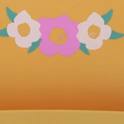 Bavoir silicone fleurs - Printemps chéri