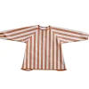 Bavoir tablier manches longues rayures 3-5 ans - Sahara