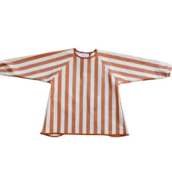 Bavoir tablier manches longues rayures 3-5 ans - Sahara