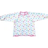 Bavoir tablier manches longues multicœurs 3-5 ans