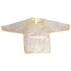 Bavoir tablier manches longues cœurs multicolores 3-5 ans