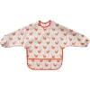 Bavoir tablier manches longues 1-3 ans - La petite poule rousse
