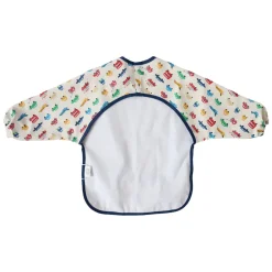 Bavoir tablier manches longues véhicules 1-3 ans